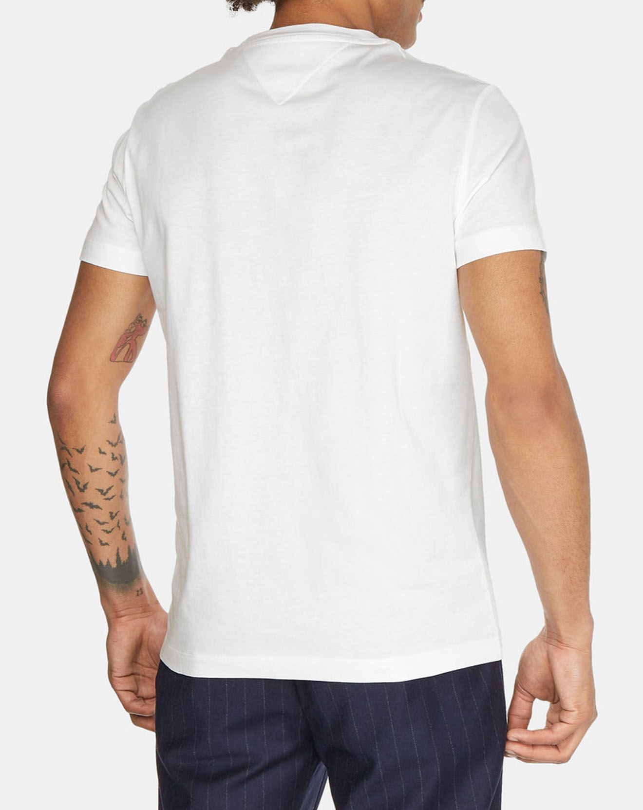 Tommy Hilfiger T-Shirt Two Tone Chest blanc