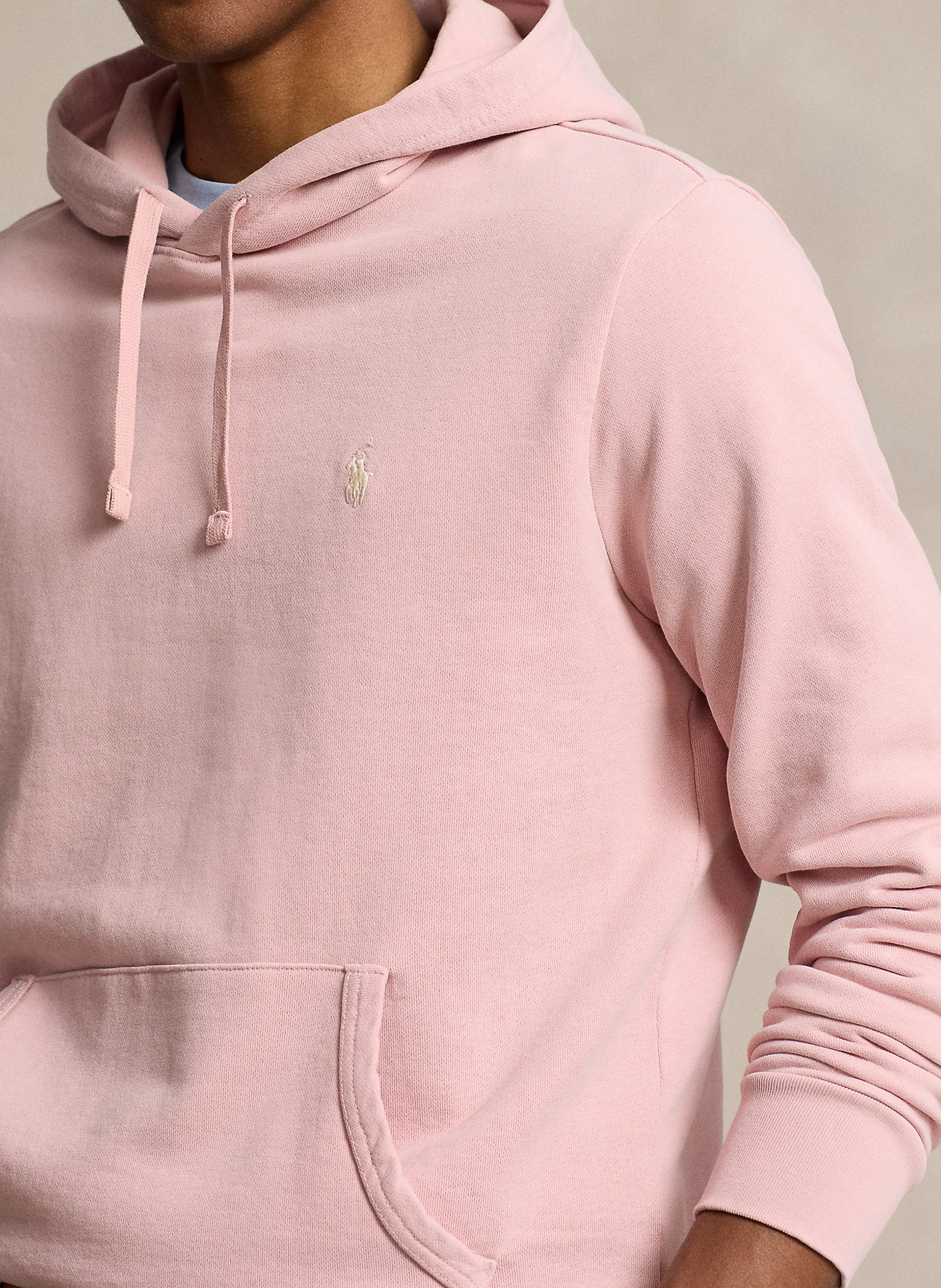 Sweat à capuche en coton | Rose