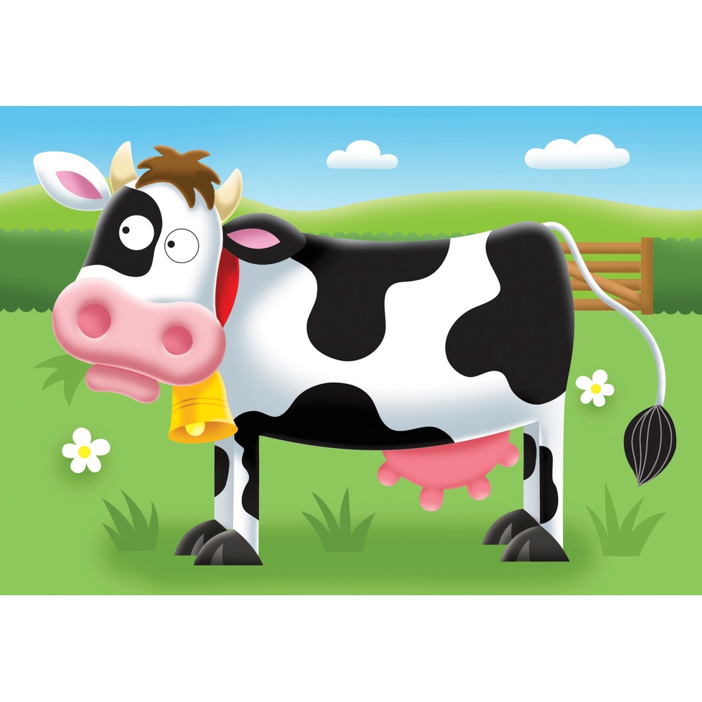 Ravensburger Mein erstes Puzzle: Auf dem Bauernhof mit Oink, Muh, Gluck und Mäh