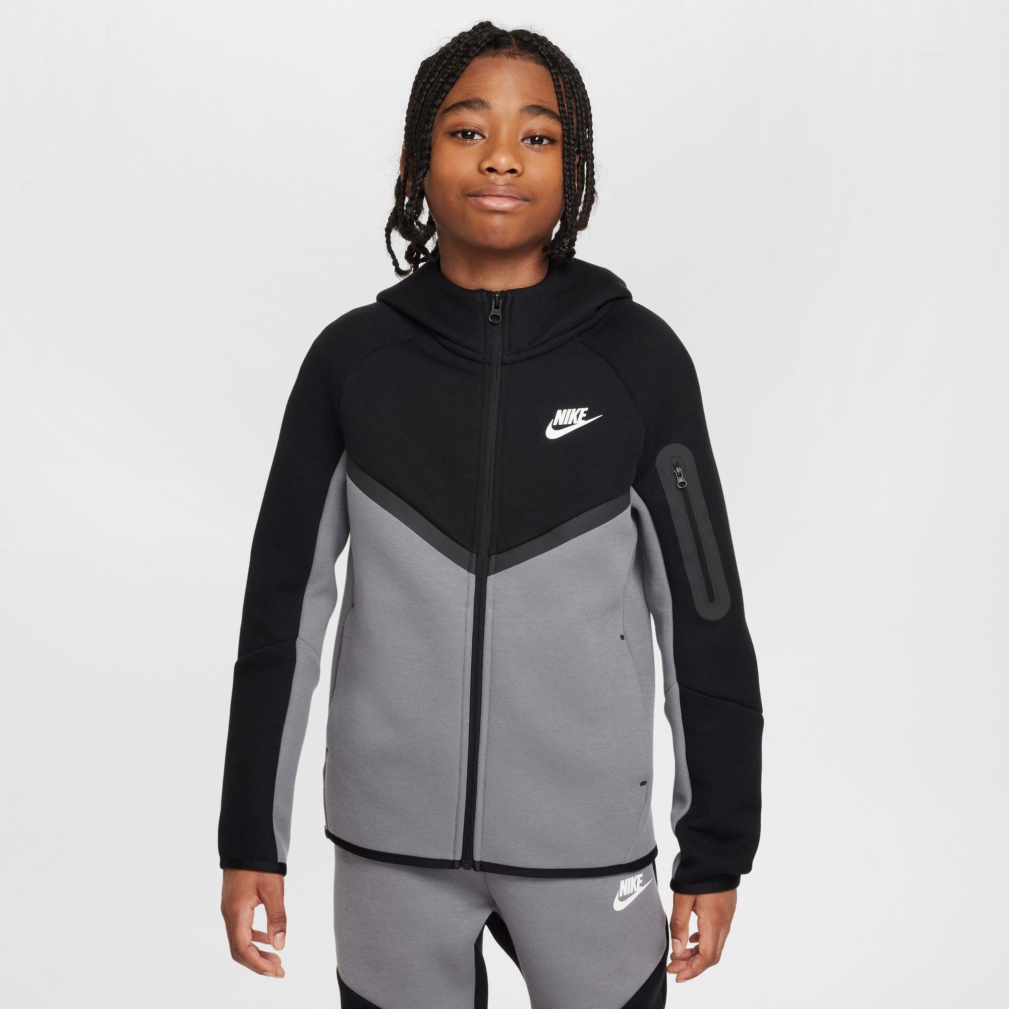 Nike Sportswear Tech Fleece Big Kids Full Zip Hoodie