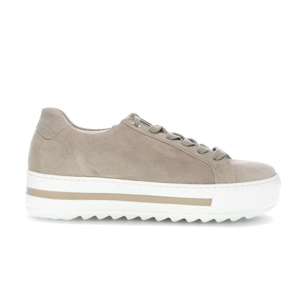 Lage sneaker beige
