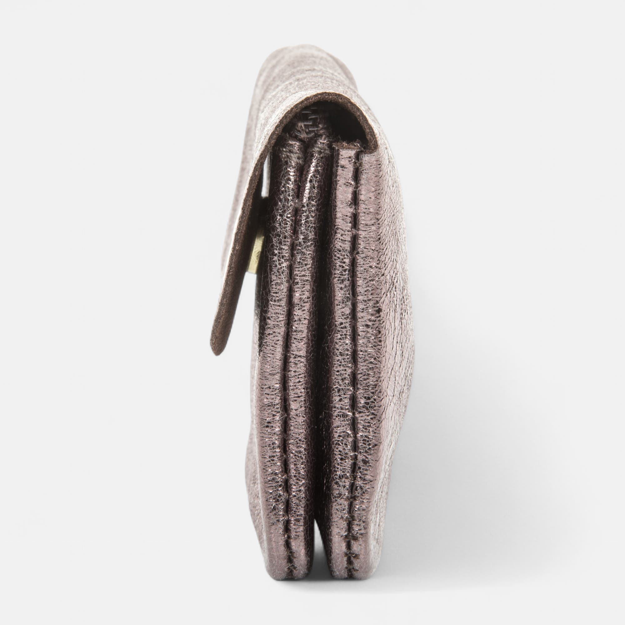 Petite maroquinerie en cuir marron