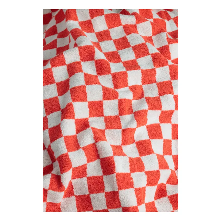 Baina Serviette de plage Roman | Rouge
