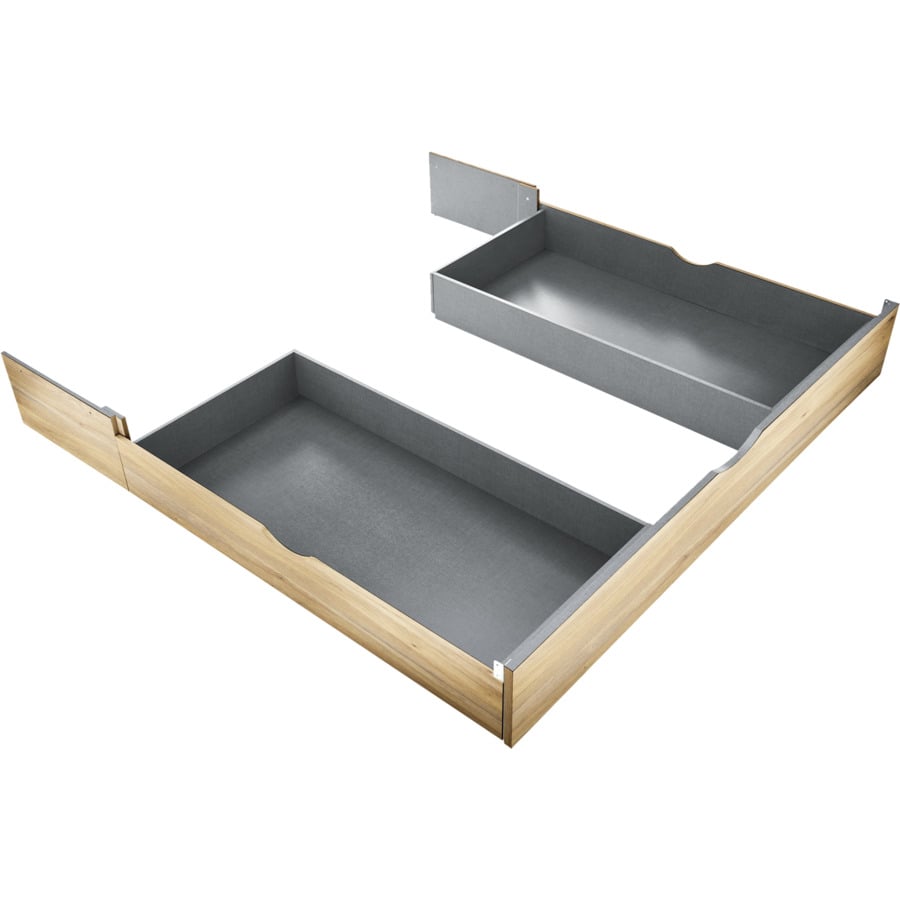 Schwebetürenschrank Bravo Dekor Mauvella Oak 280 x 215 x 60 cm, mit Spiegel