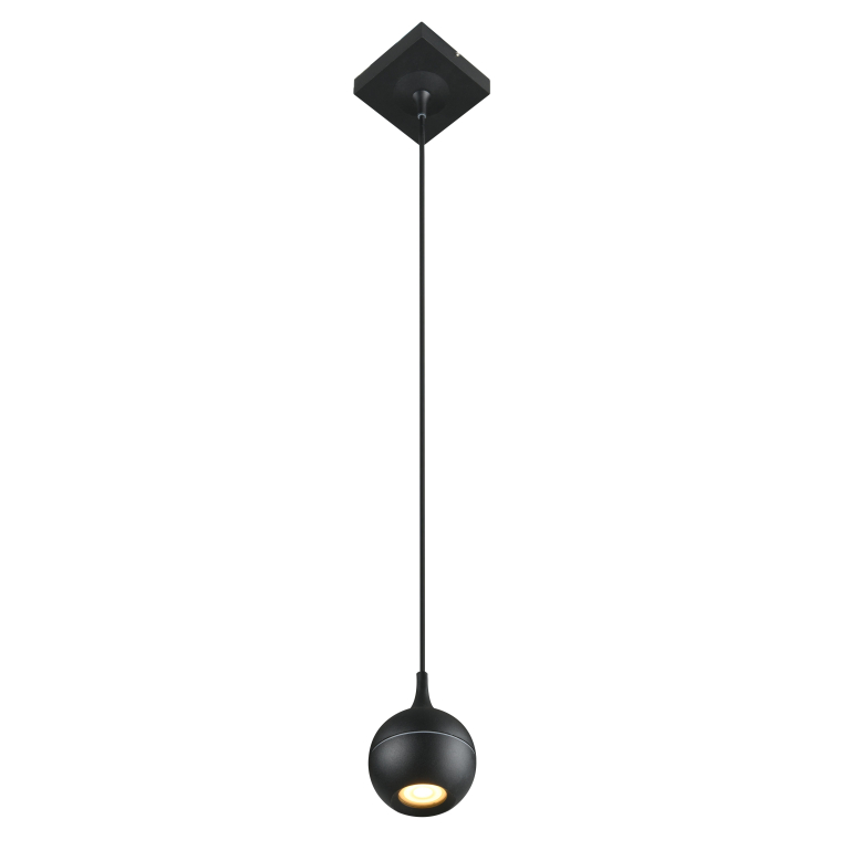 Lucide Favori hanglamp badkamer IP44 Ø10 zwart