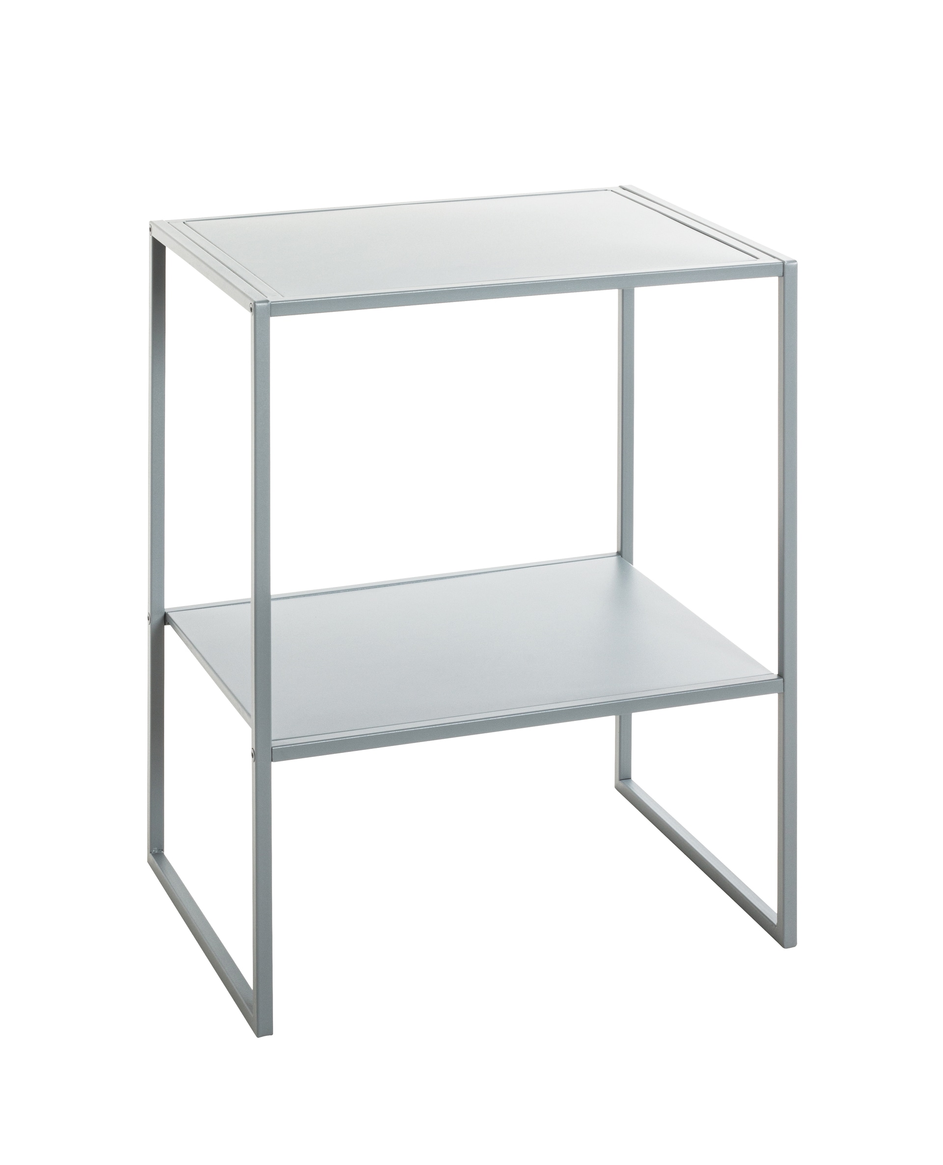 Beistelltisch 45 x 35 cm grau