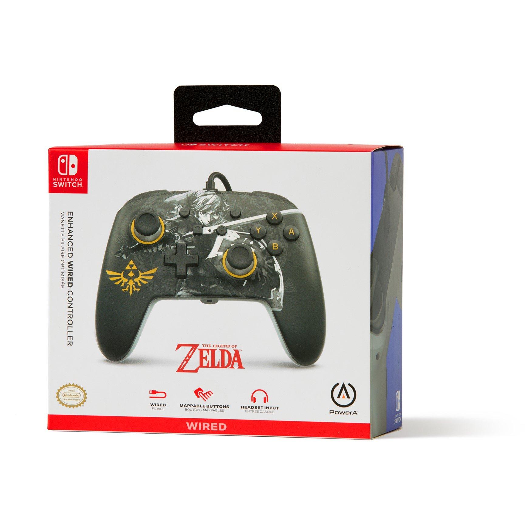 PowerA Enhanced Wired Controller for Nintendo Switch Battle Ready Link