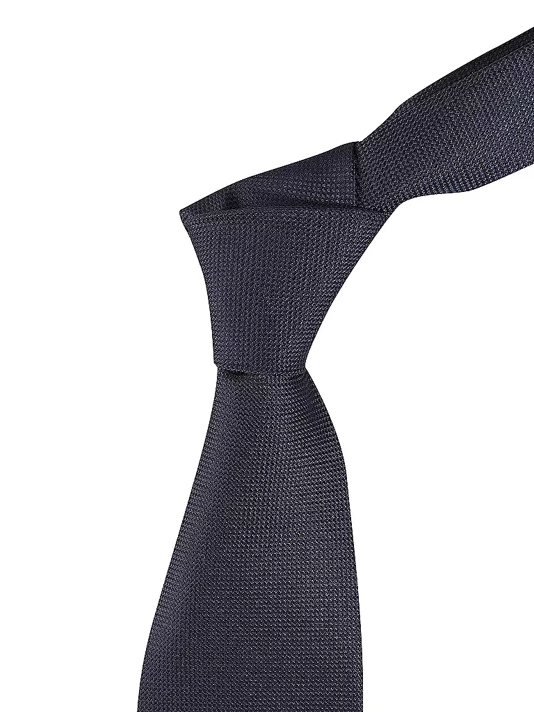 PROFUOMO Krawatte 7FOLD blau