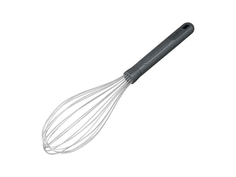Zyliss E980238, Ballon piskeris, Sort, Metallic, Nylon, Plast, Hvede, Plast, Hængende hul, 80 °C