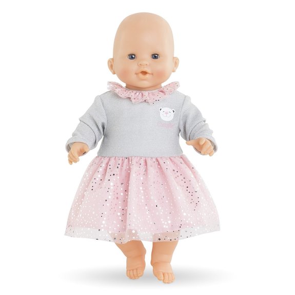 Robe soir de fête pour poupon 36 cm