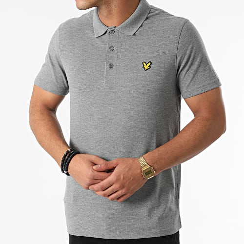Polo Manches Courtes SP1060SP Gris Anthracite Chiné
