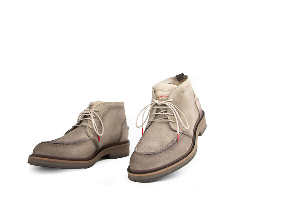 Berkelmans Veterboot Nijvel Taupe Suède