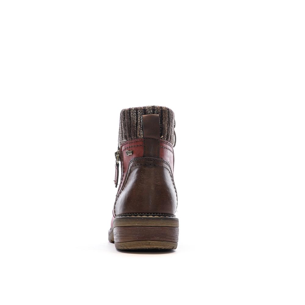 Relife Boots Rouge Femme Relife Gramam