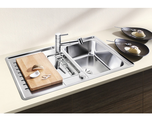 Blanco CLASSIC Pro 5 S-IF spoelbak, 915 x 510 mm, roestvrij staal, satijnen afwerking, 523663