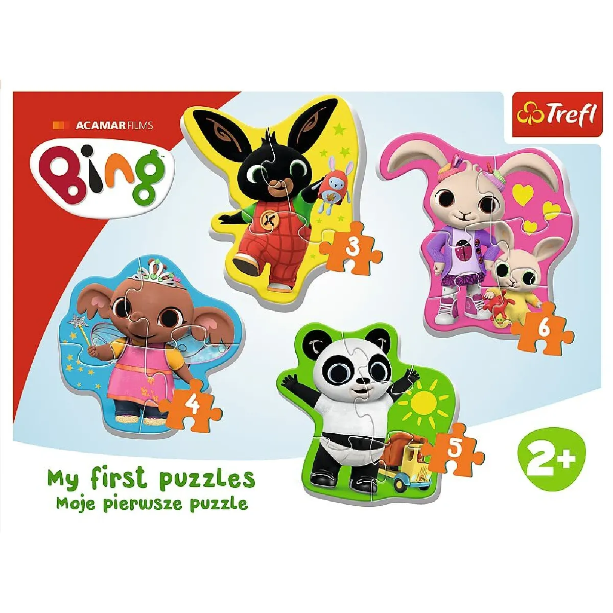 Trefl 36085 Puzzle Baby Bing i przyjaciele