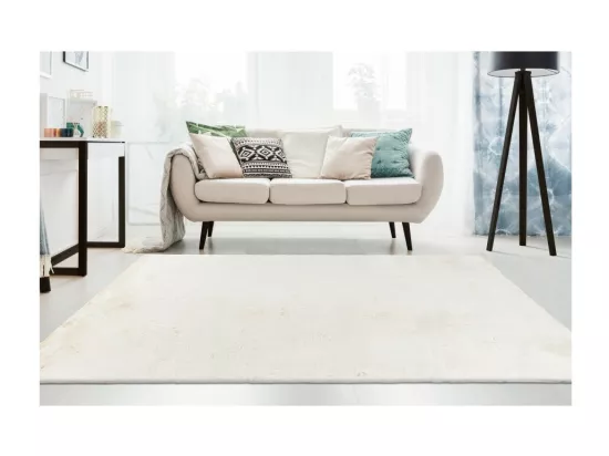 Tapis 170x120cm, design E005N coloris crème - Confort et élégance pour votre intérieur