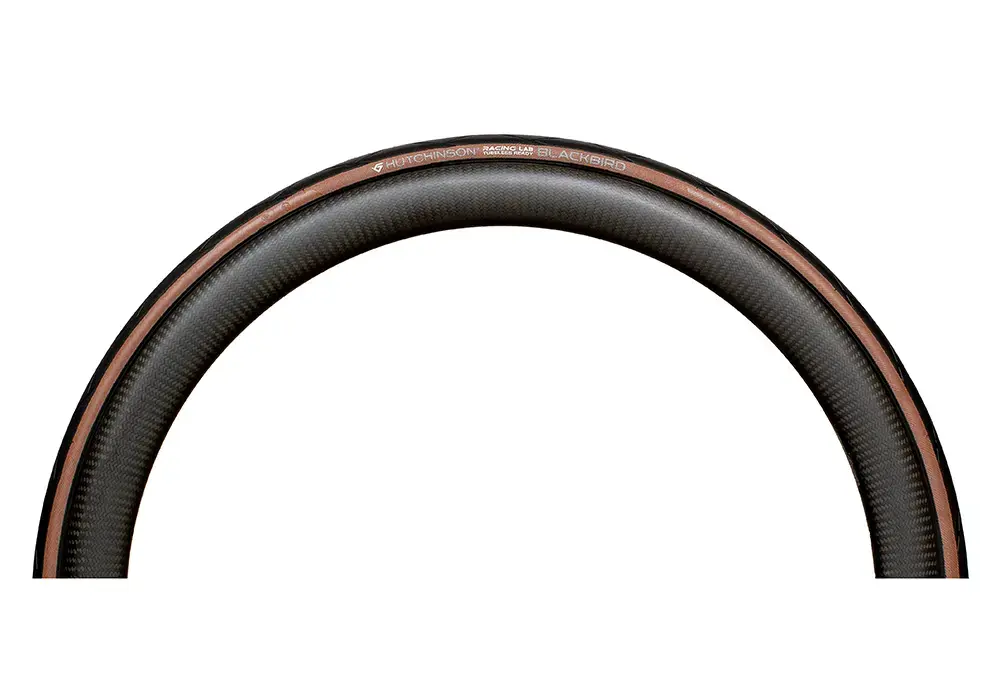Hutchinson Blackbird TLR Racefiets Band Zwart/Skinwall
