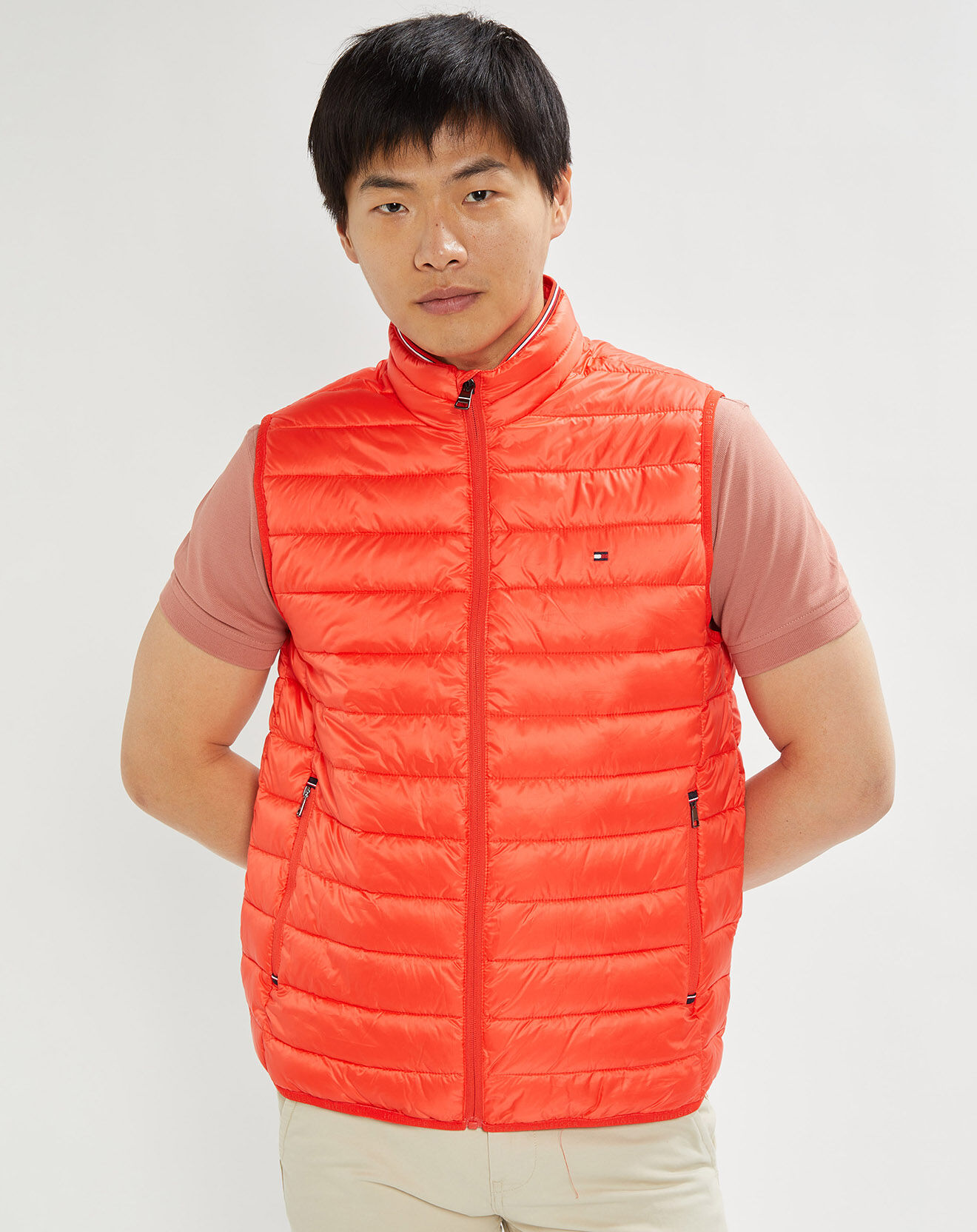 Tommy Hilfiger Doudoune sans manches Packable Recycled orange