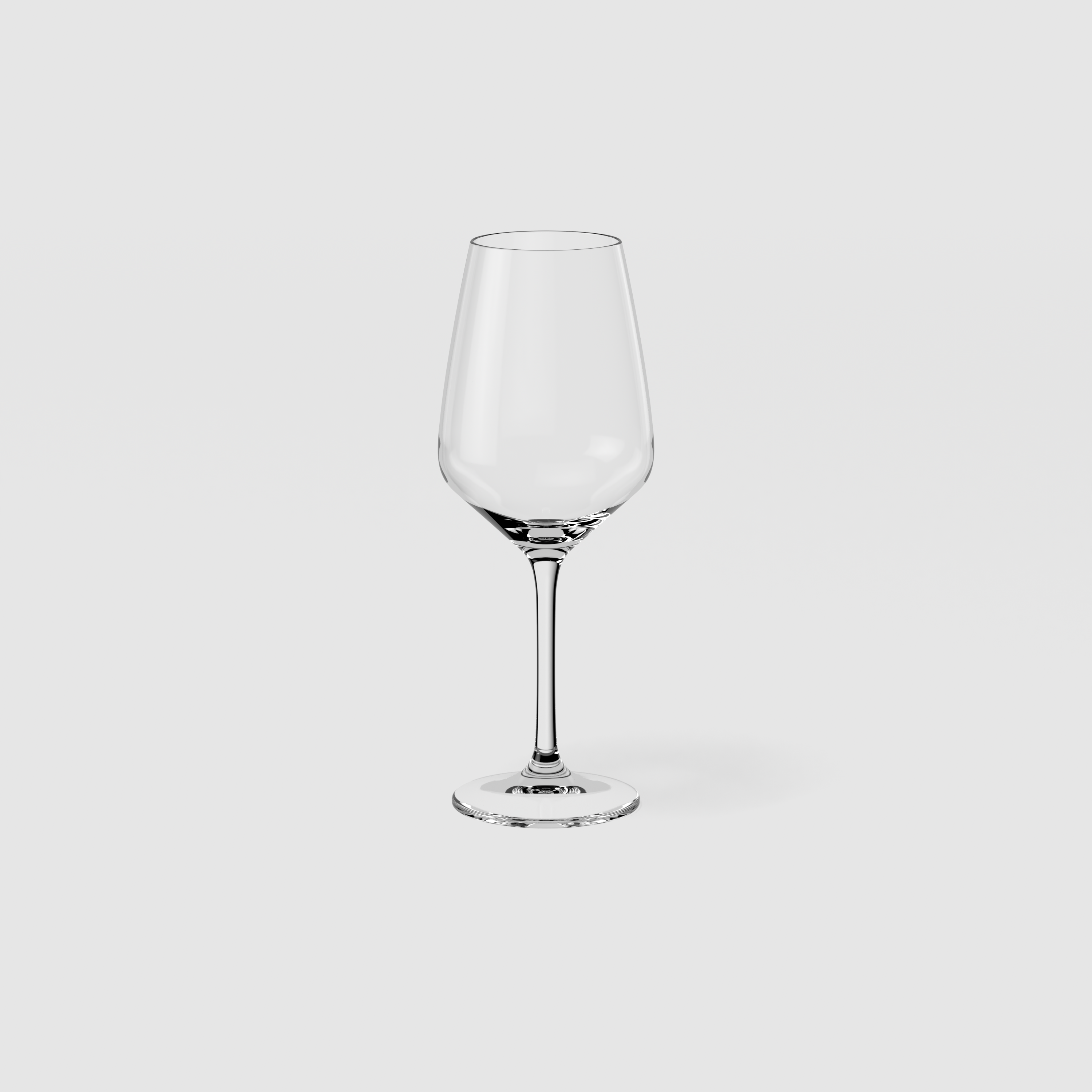 Voice Basic White wine glass Clear, 4.1 oz, crystal glass