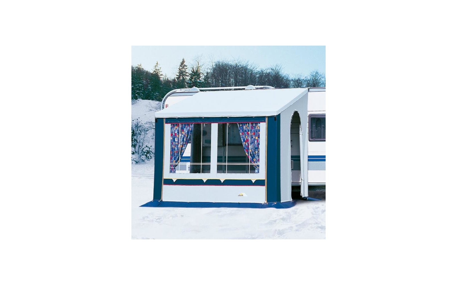 DWT Cortina II Ganzjahresvorzelt Blau 200 x 150 cm
