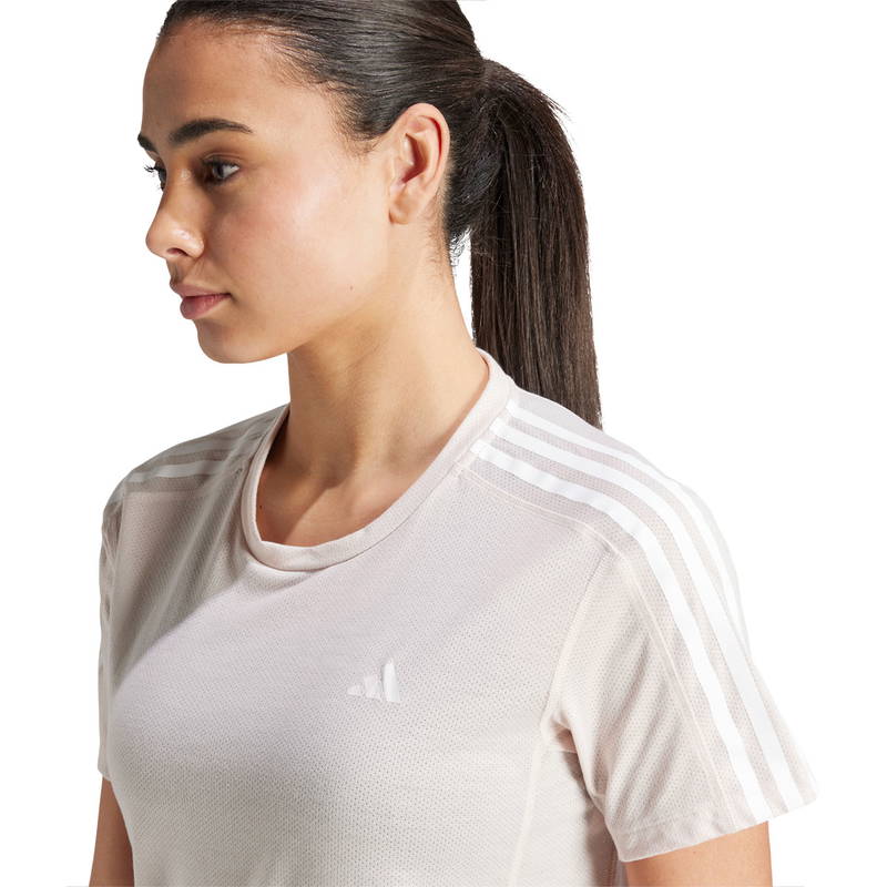 adidas Own The Run 3-Stripes Løbe T-shirt Dame