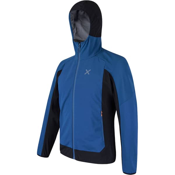 Veste softshell MONTURA PREMIUM WIND HOODY JACKET DEEP BLUE/ORANGE