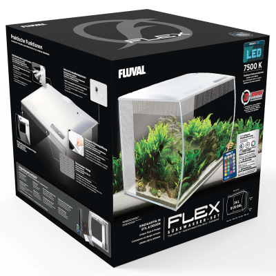 Fluval Flex Aquarium 34l weiss