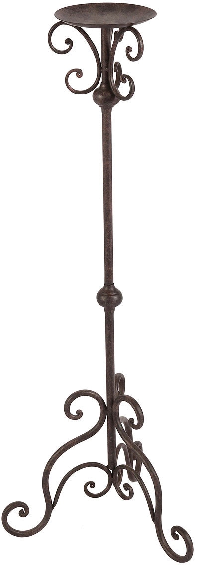 Ambiente Haus Wandkerzenhalter »Kerzenständer - antikbraun 80cm«