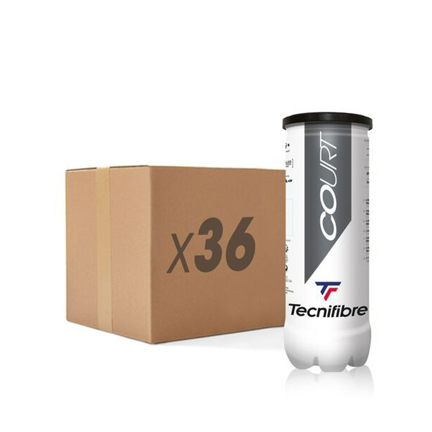 Tecnifibre Court 36x3St. (9 Dozijn)