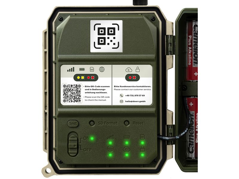 Dörr Kamera Wildkamera SnapShot Cloud Pro 4G WA Weitwinkel Überwachungskamera für hochauflösende Wildtierbeobachtung und Sicherheitsüberwachung