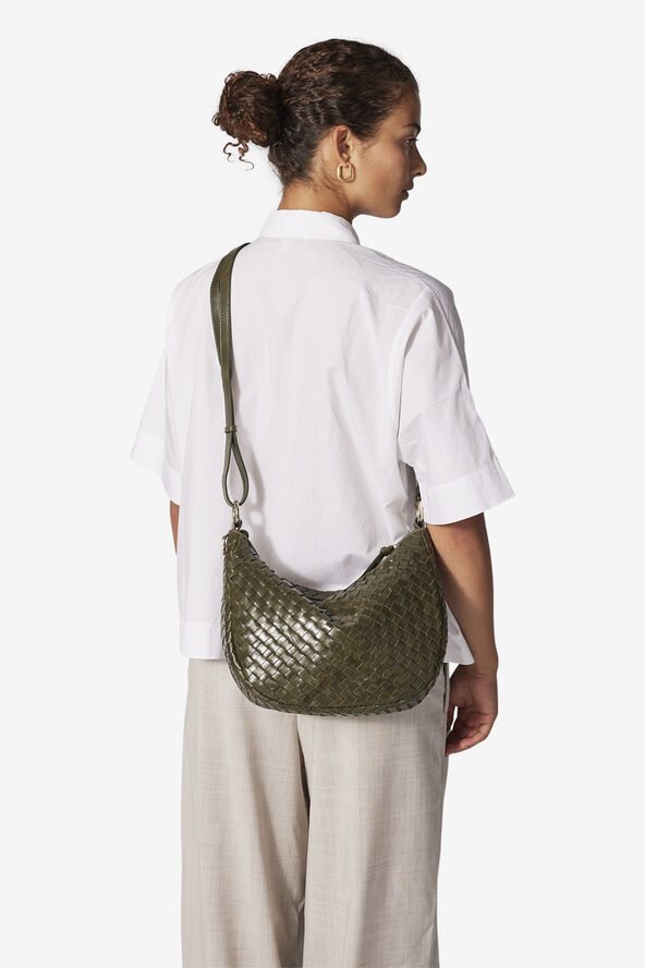 ADAX Salerno shoulder bag Marlin Olive