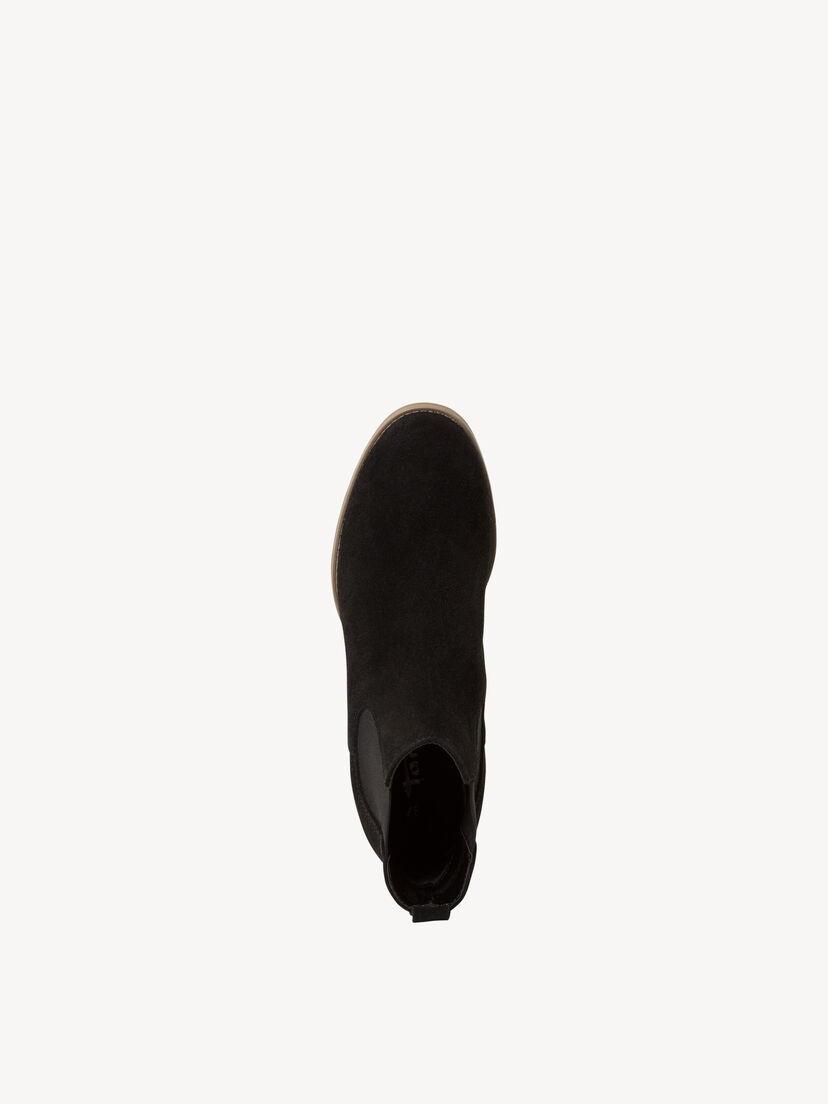 Leren Chelseaboot - zwart
