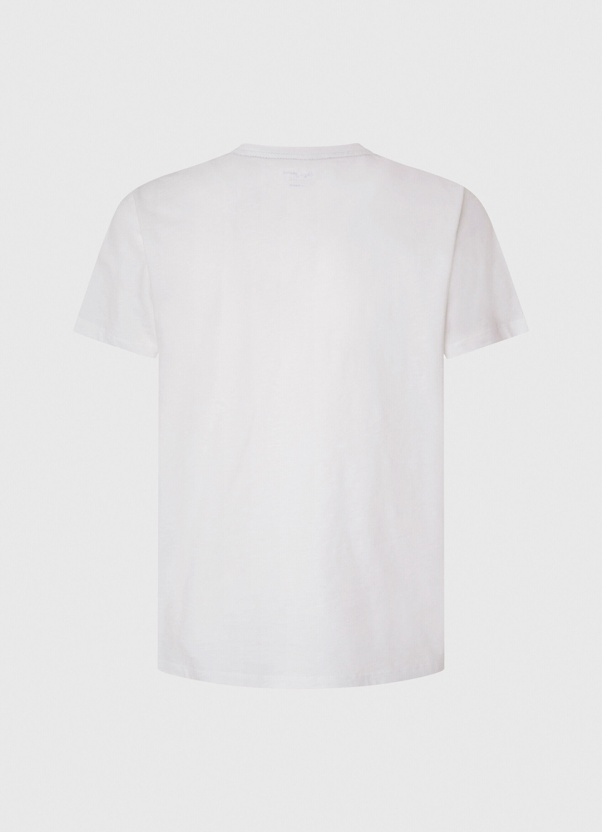 CAMISETA DE ALGODÃO COM LOGOTIPO 1973 - branca