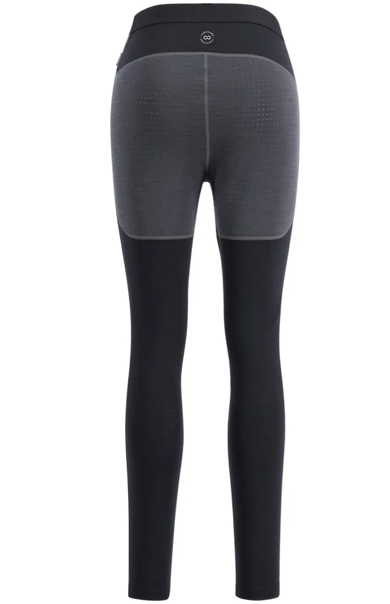 Lundhags Women's Prime Merino Long John Charcoal/Black