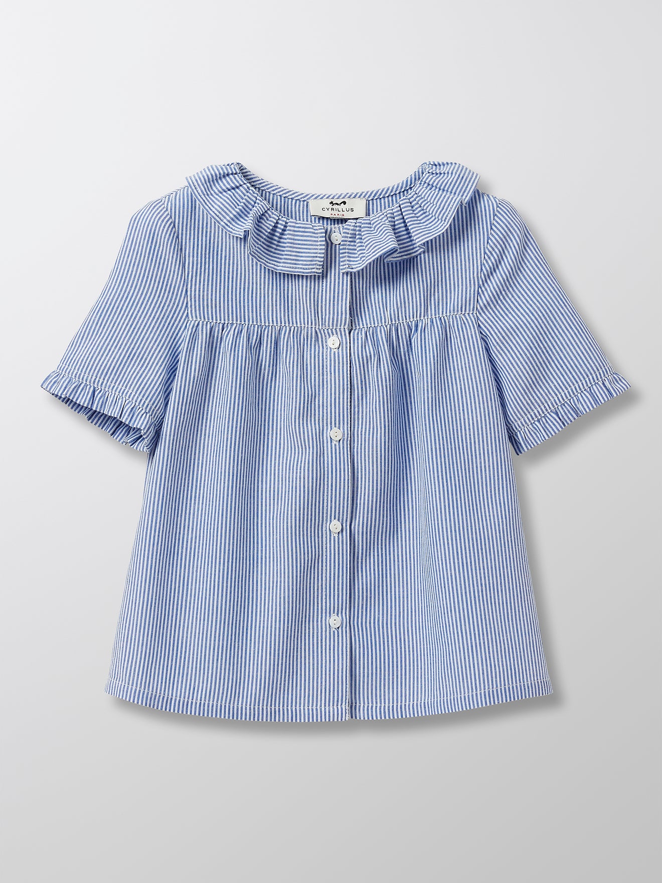 Blouse Fille à collerette