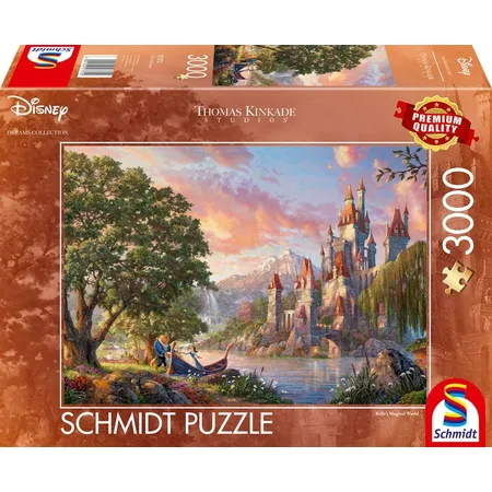 Schmidt Spiele Puzzle - Disney Dreams Collection, Belle's Magical World, 3000 Teile