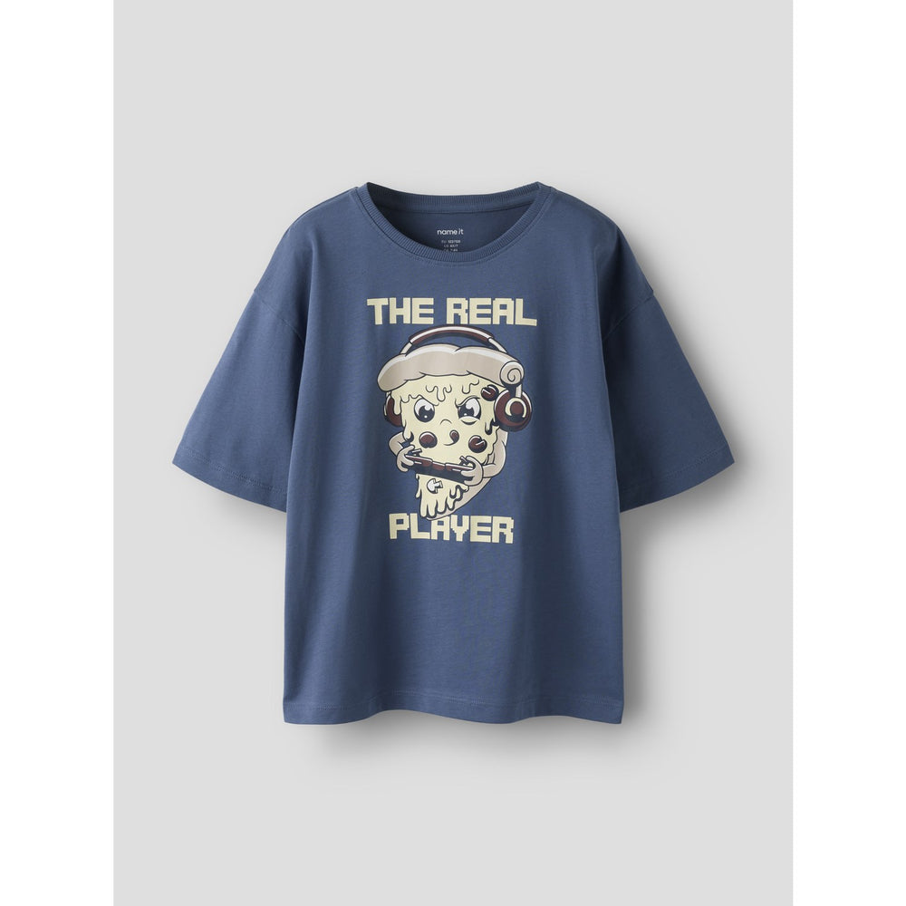 Køb Name It Vintage Indigo Pizza Gamer Nkmvictor Ss Nreg Top
