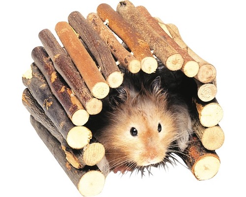 Natuurlijke houten brug Karlie 16 x 27 cm naturel