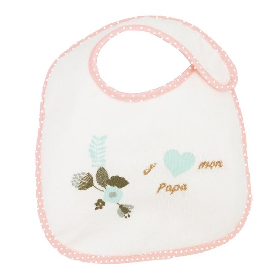 Lot de 7 bavoirs naissance   Baby love fille        de               Trois Kilos Sept