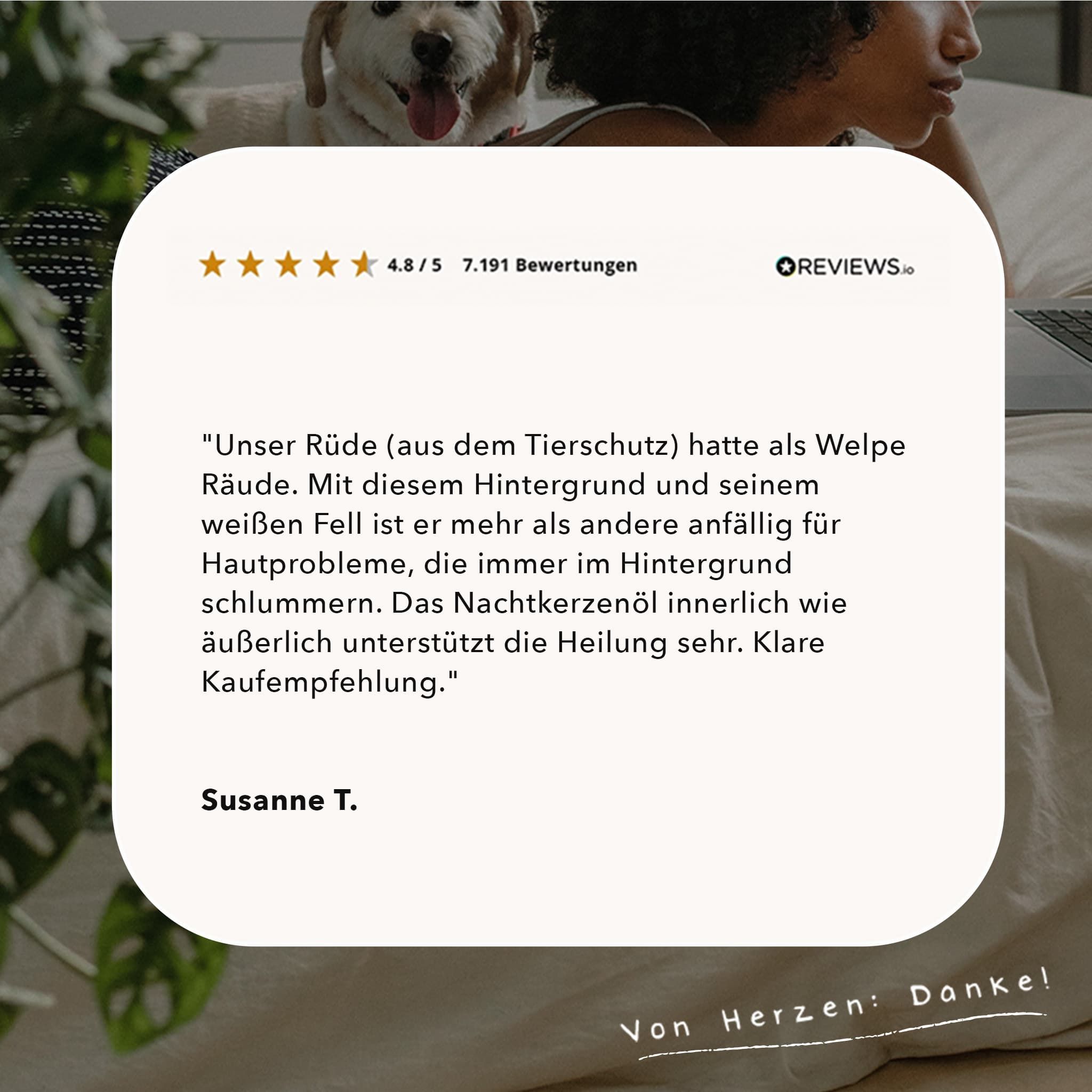 ALPHAZOO Premium Nachtkerzenöl für Hunde und Katzen