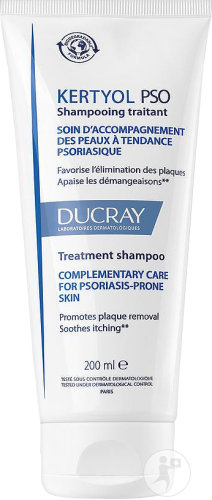 Ducray Kertyol P.S.O. Shampoing Traitant Peau À Tendance Psoriasique Démangeaisons 200ml