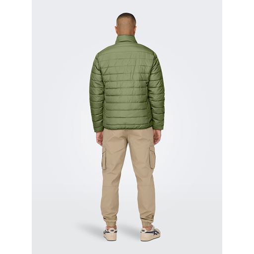ONLY & Sons Bron Quilt Jakke, Winter Moss, M