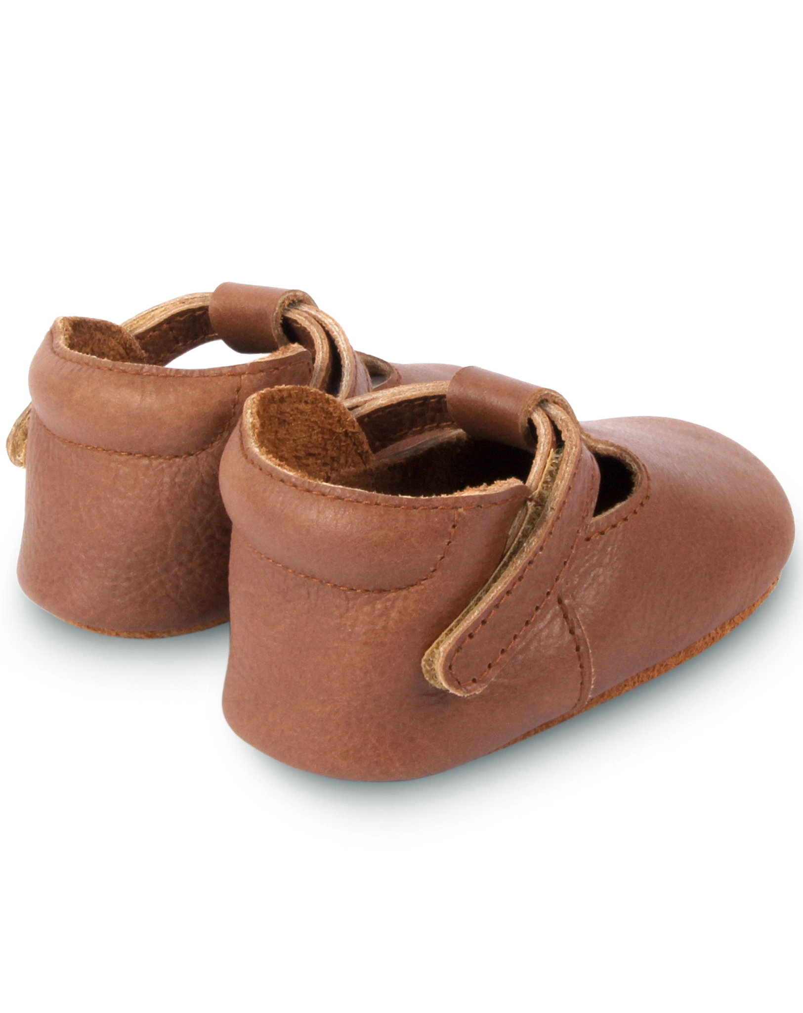 Krabbelschuhe ELIA in cognac