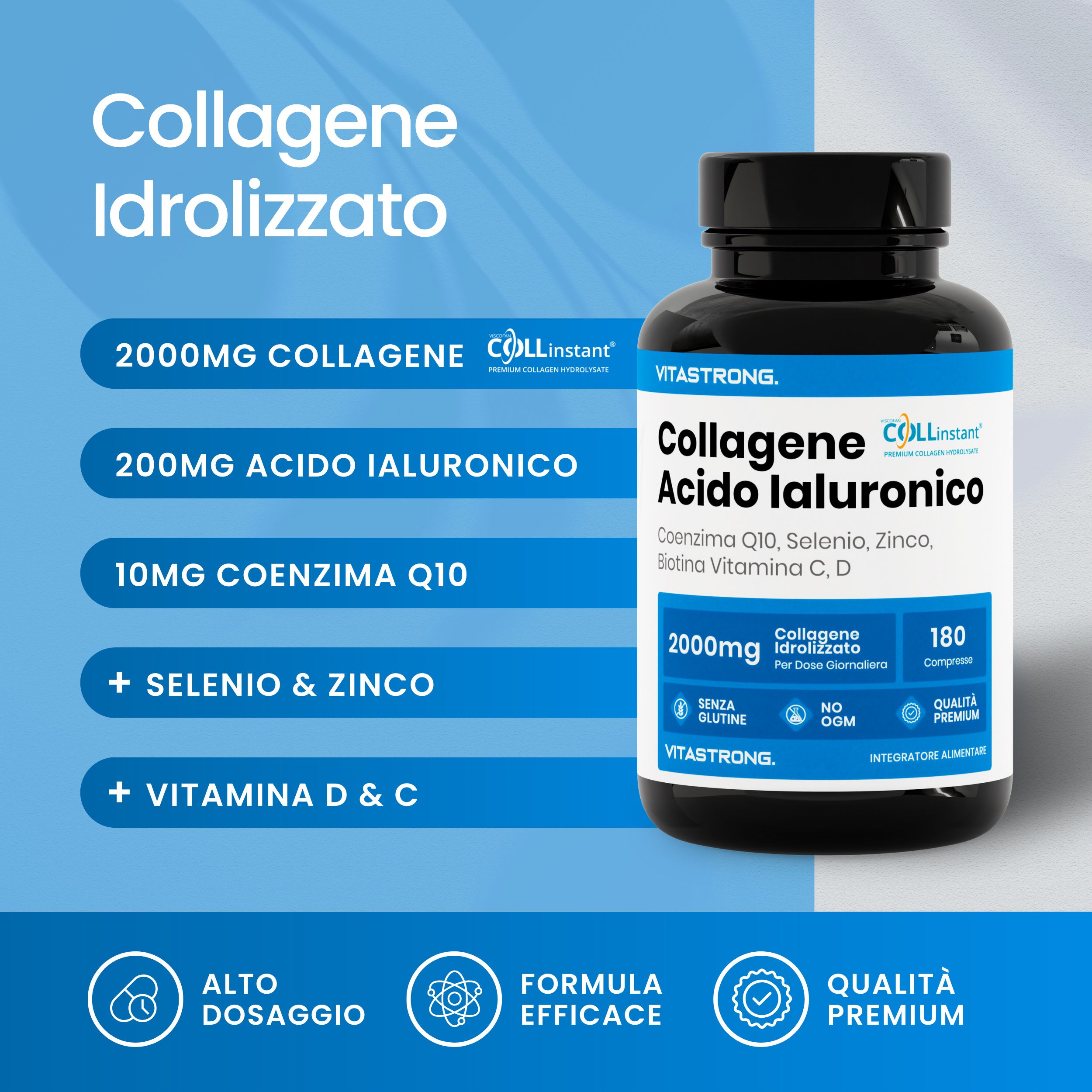 Vitastrong Kollagen & Hyaluronsäure