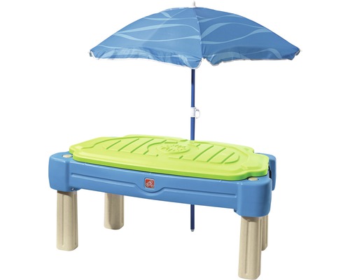Step2 Cascading Cove zand- en watertafel 108x59x61 cm met parasol