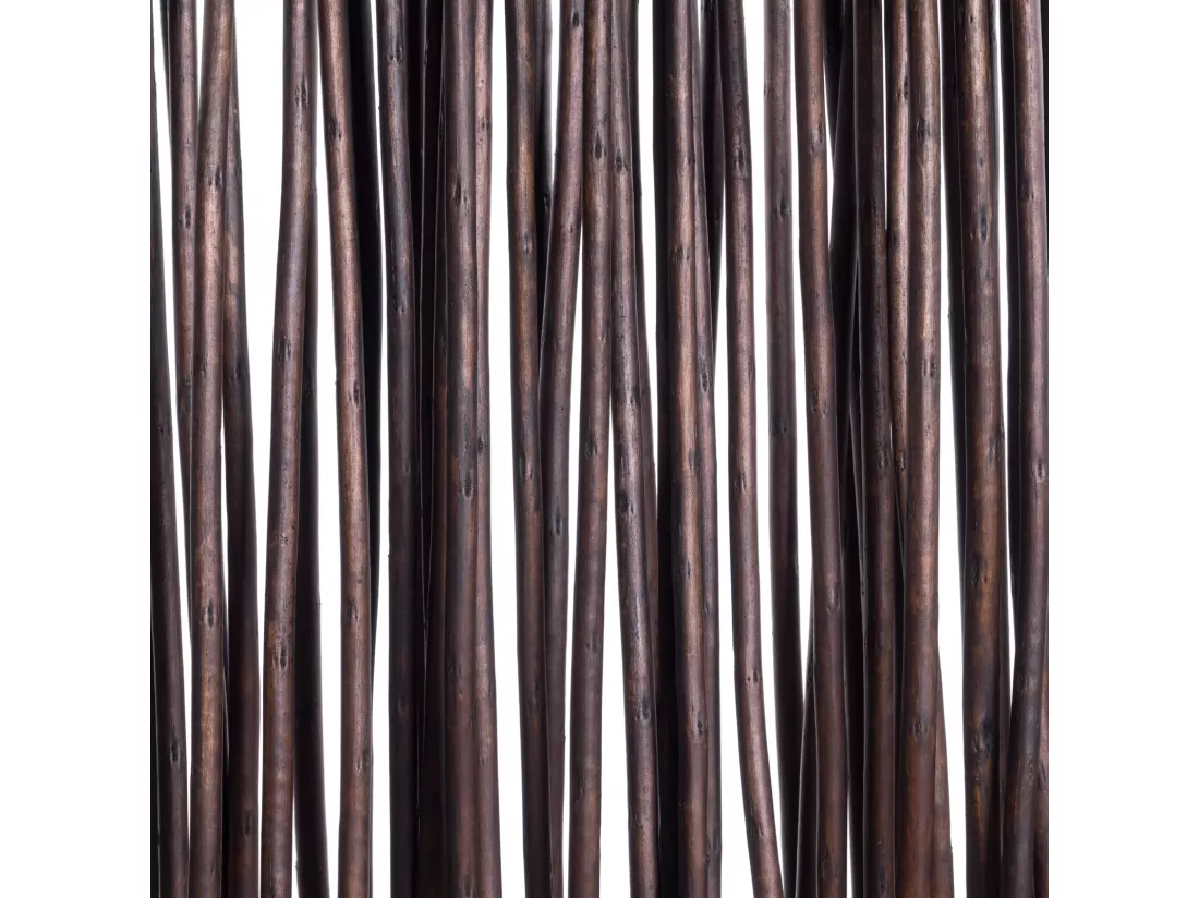 PARAVENT Slim 170x40 cm, branches en osier braun