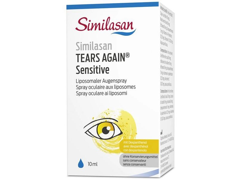 Similasan Augenspray Tears Again Sensitive 10 ml Liposomaler Augenspray