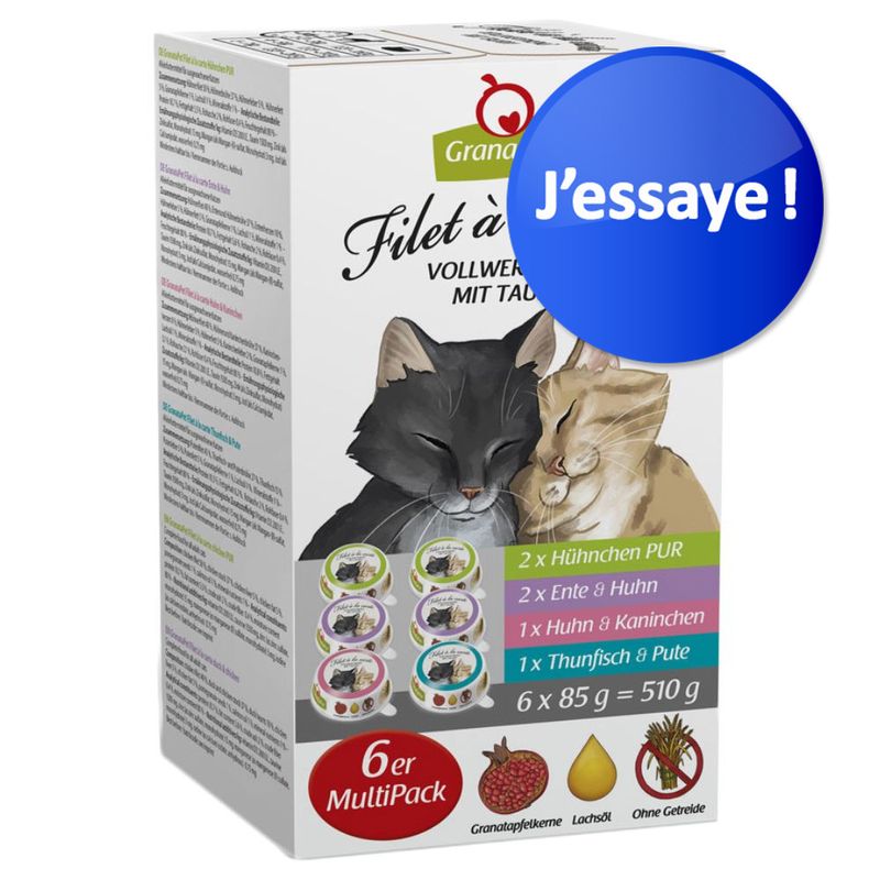 Offre d'essai GranataPet Filet à la carte 6 x 85 g