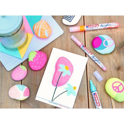 Edding 5100 - Marqueur acrylique - jaune
