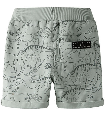 Name It Sweatshorts - NmmVermo - Aqua Grau/Tone Dino